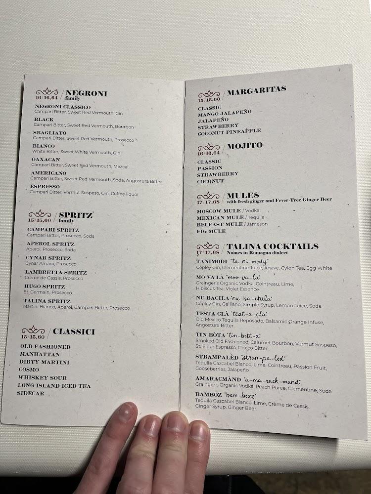 Talina Menu image 3
